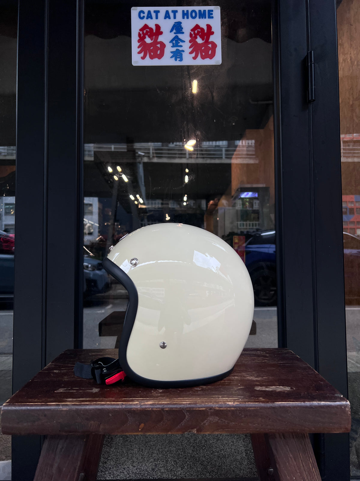 FAITH 500-TX Solid Color Low-Profile 3/4 Open-Face Helmet (Off-White)