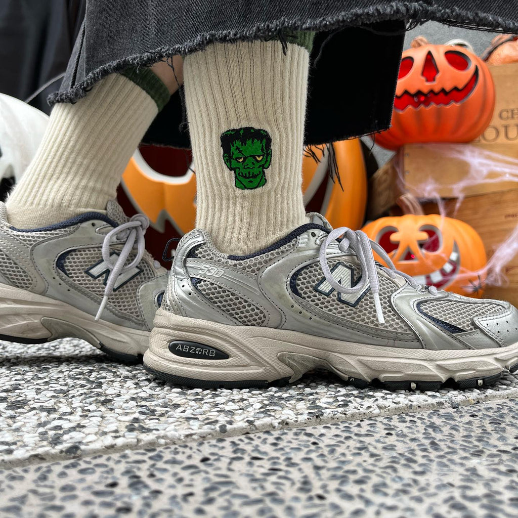 AFTERWORK "Halloween Limited Edition" Embroidered Crew Socks