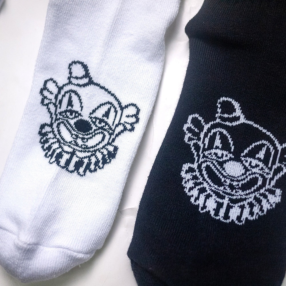 AFTERWORK "Joker / It's Me" Jacquard Crew Socks