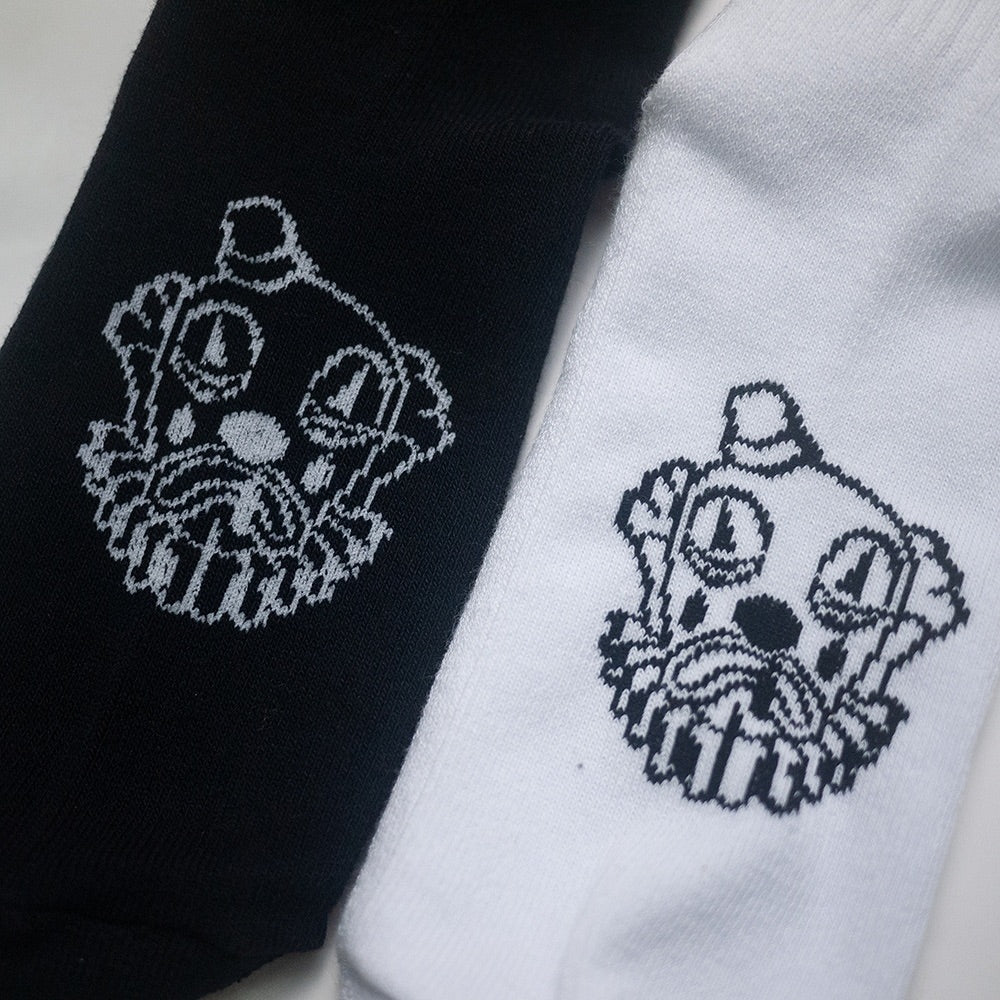 AFTERWORK "Joker / It's Me" Jacquard Crew Socks