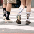 AFTERWORK "Joker / It's Me" Jacquard Crew Socks