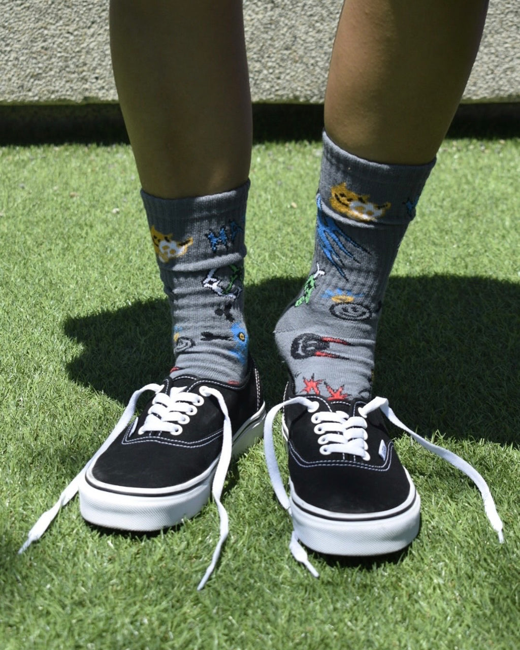 AFTERWORK x emeryouyangstudio EMR Collaboration Full Jacquard Crew Socks
