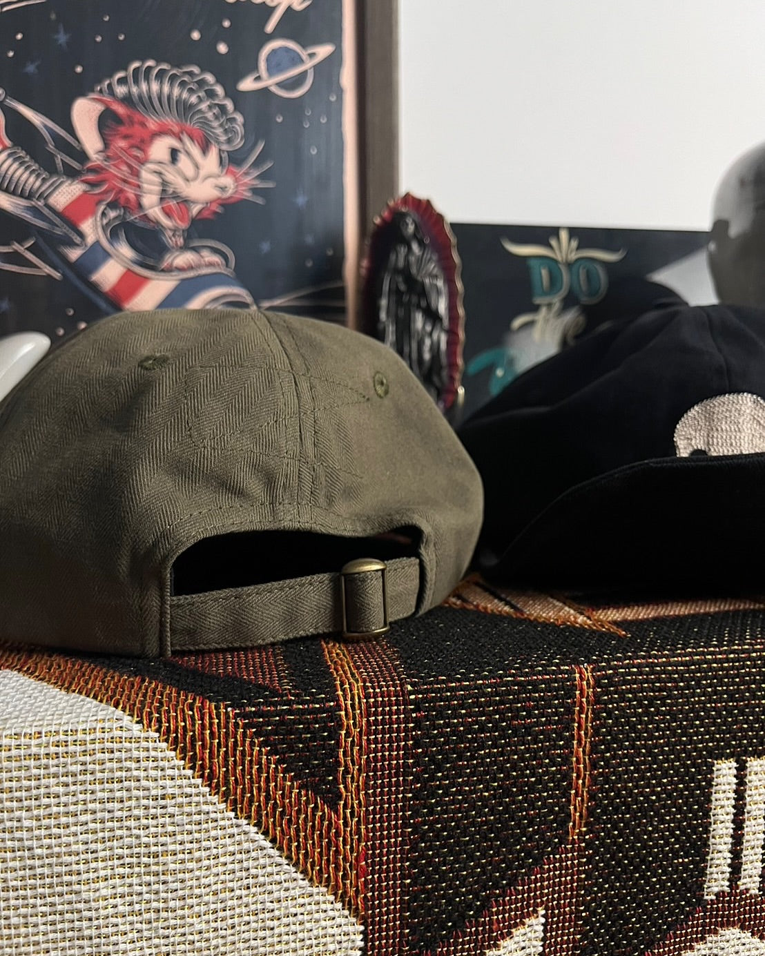 AFTERWORK SKULL HBT BASEBALL CAP (Army Green)