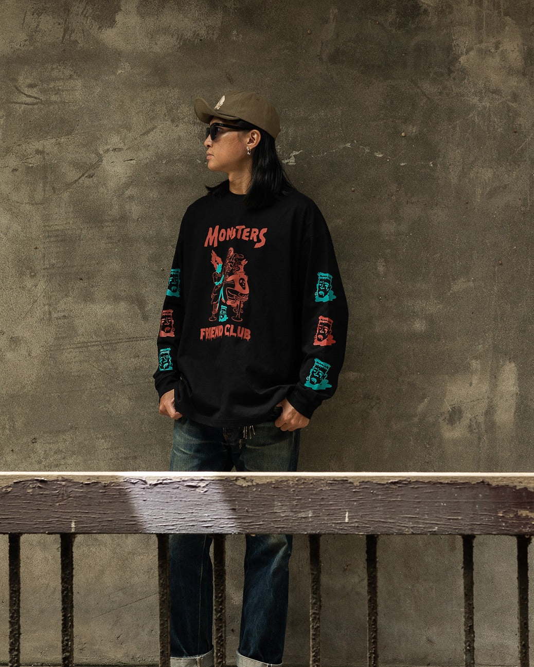 AFTERWORK SKULL HBT BASEBALL CAP (Army Green)