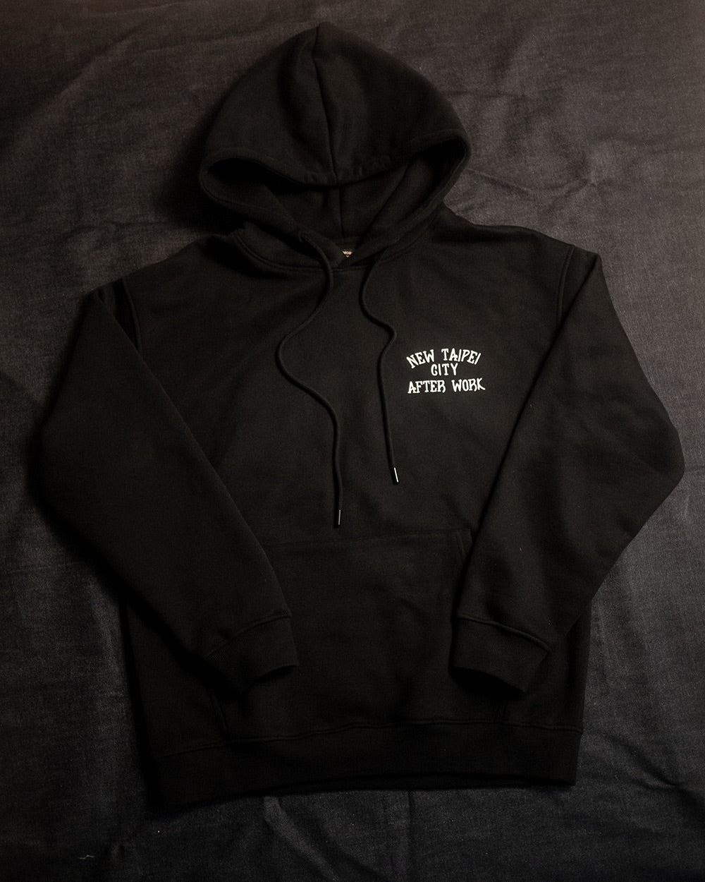 AFTERWORK New Taipei City of Dragon Hoodie (Black / Fully Embroidered Design)