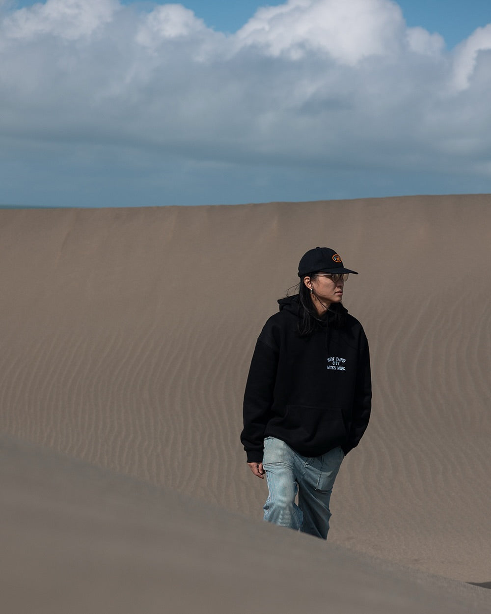 AFTERWORK New Taipei City of Dragon Hoodie (Black / Fully Embroidered Design)