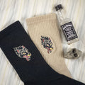 AFTERWORK "Tribal Wolf" Embroidered Crew Socks