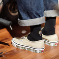 AFTERWORK "Dagger & Tiger" Rear Heel Embroidered Crew Socks