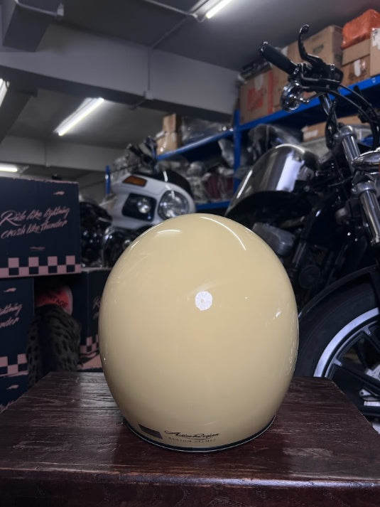 AIR RUNNER Classic Cream Gloss Finish | 3/4 Open-Face Helmet